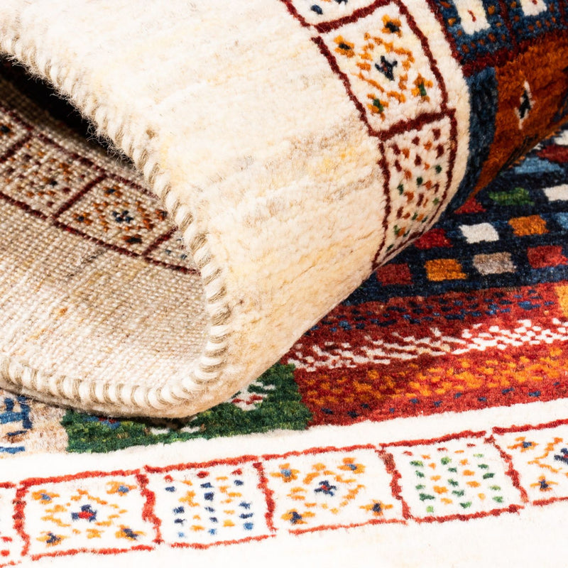 Tapis Gabbeh - Loribaft Persan - Royal - 125 x 82 cm - multicolore