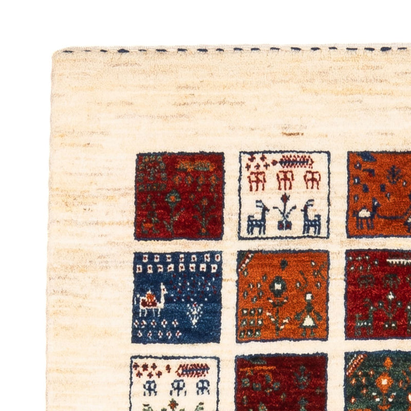 Tapis Gabbeh - Loribaft Persan - Royal - 132 x 84 cm - multicolore
