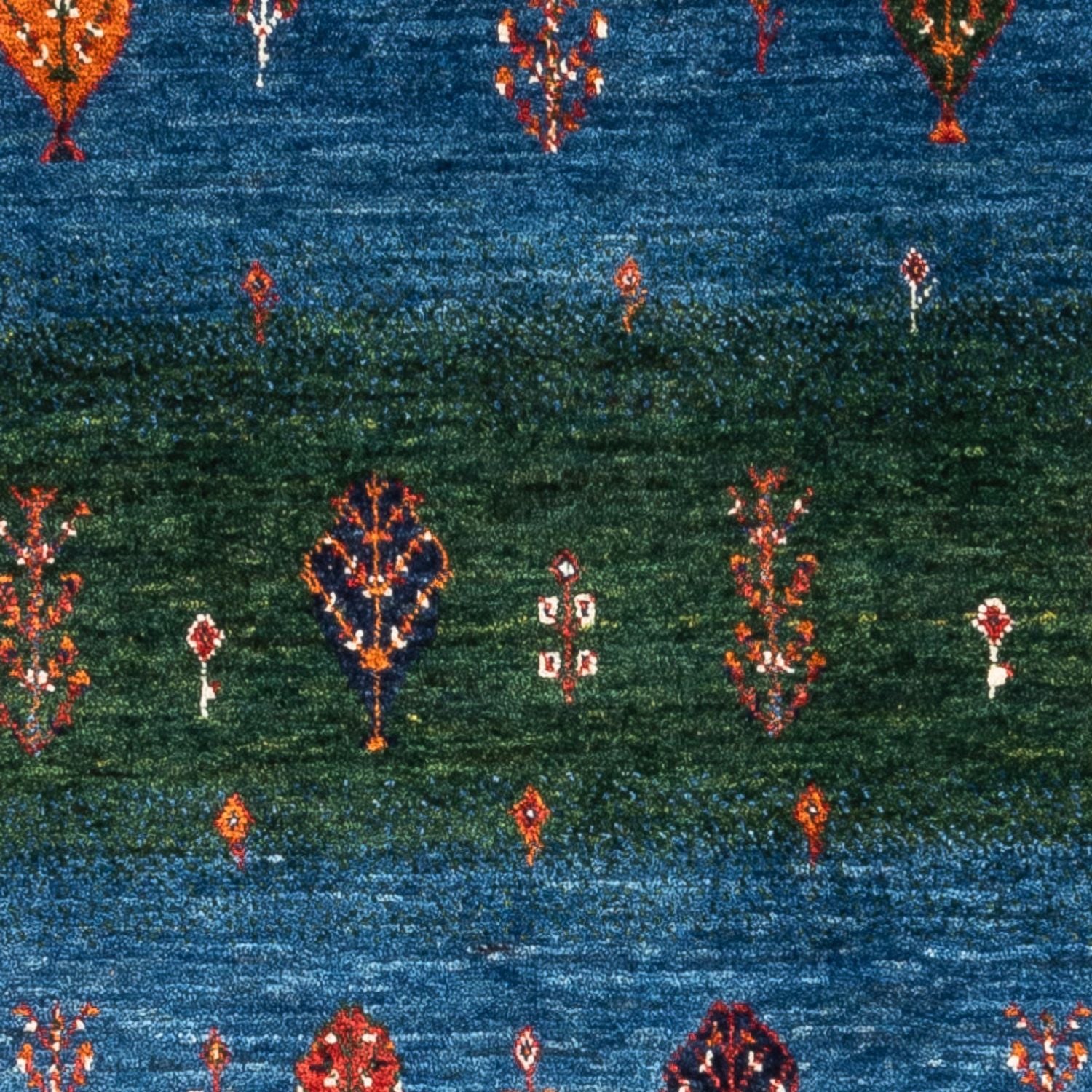 Tapis Gabbeh - Loribaft Persan - Royal - 127 x 86 cm - multicolore
