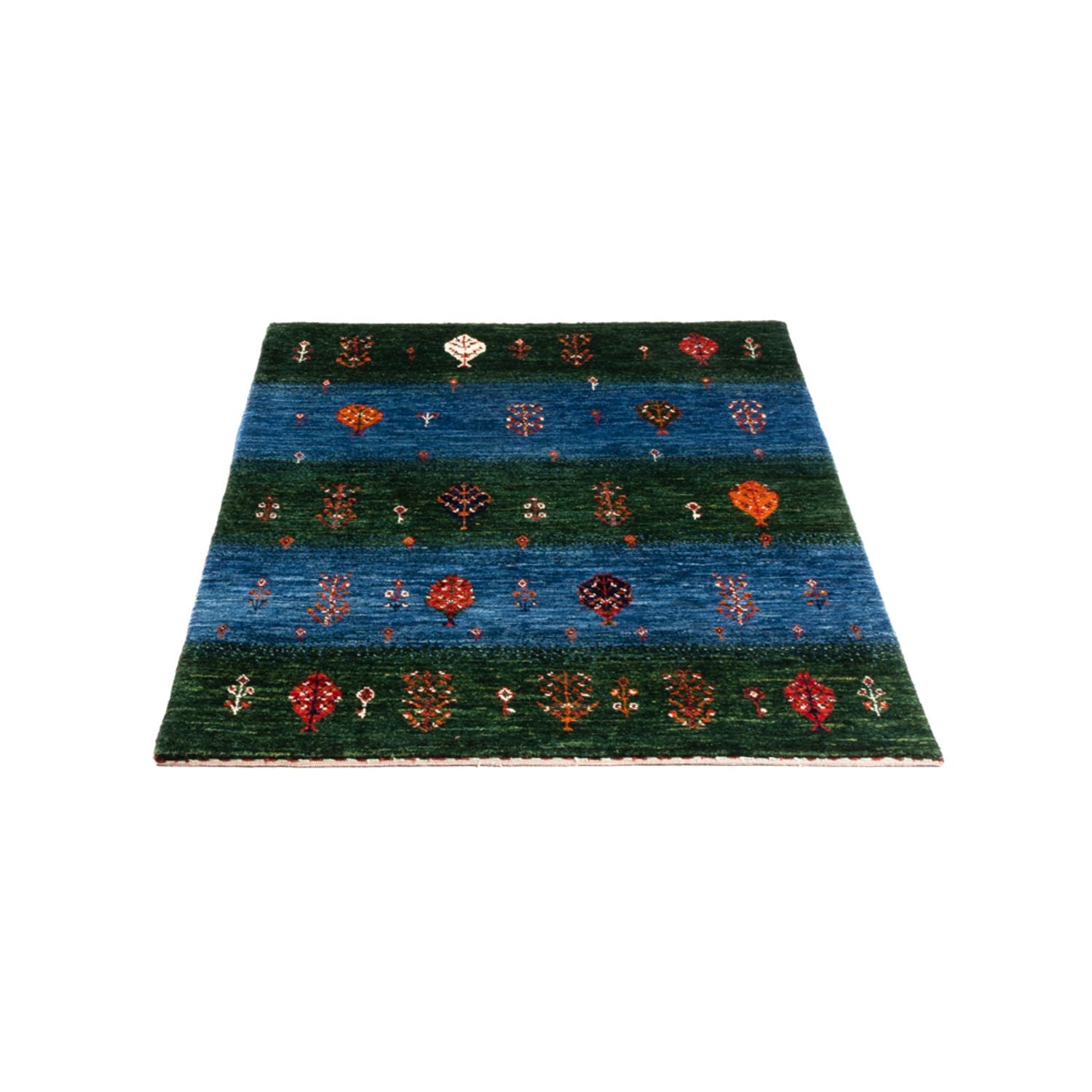 Tapis Gabbeh - Loribaft Persan - Royal - 127 x 86 cm - multicolore