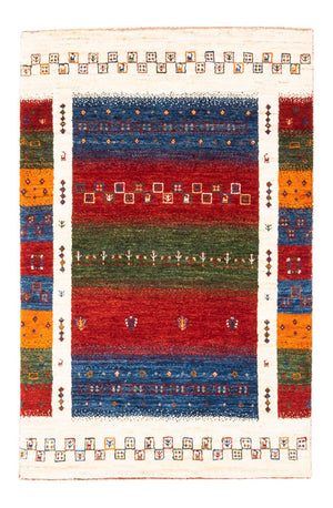 Tapis Gabbeh - Loribaft Persan - Royal - 122 x 82 cm - multicolore