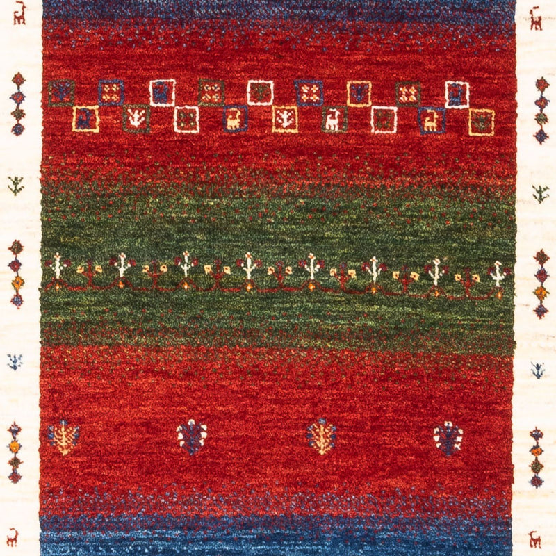 Tapis Gabbeh - Loribaft Persan - Royal - 122 x 82 cm - multicolore