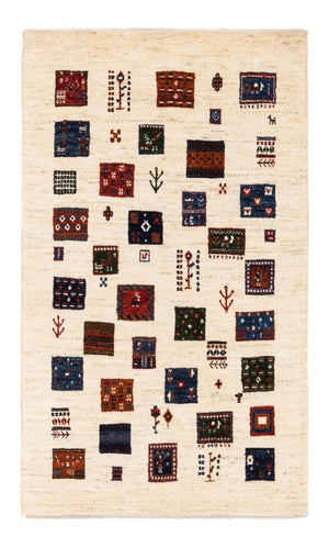 Tapis Gabbeh - Loribaft Persan - Royal - 130 x 82 cm - crème