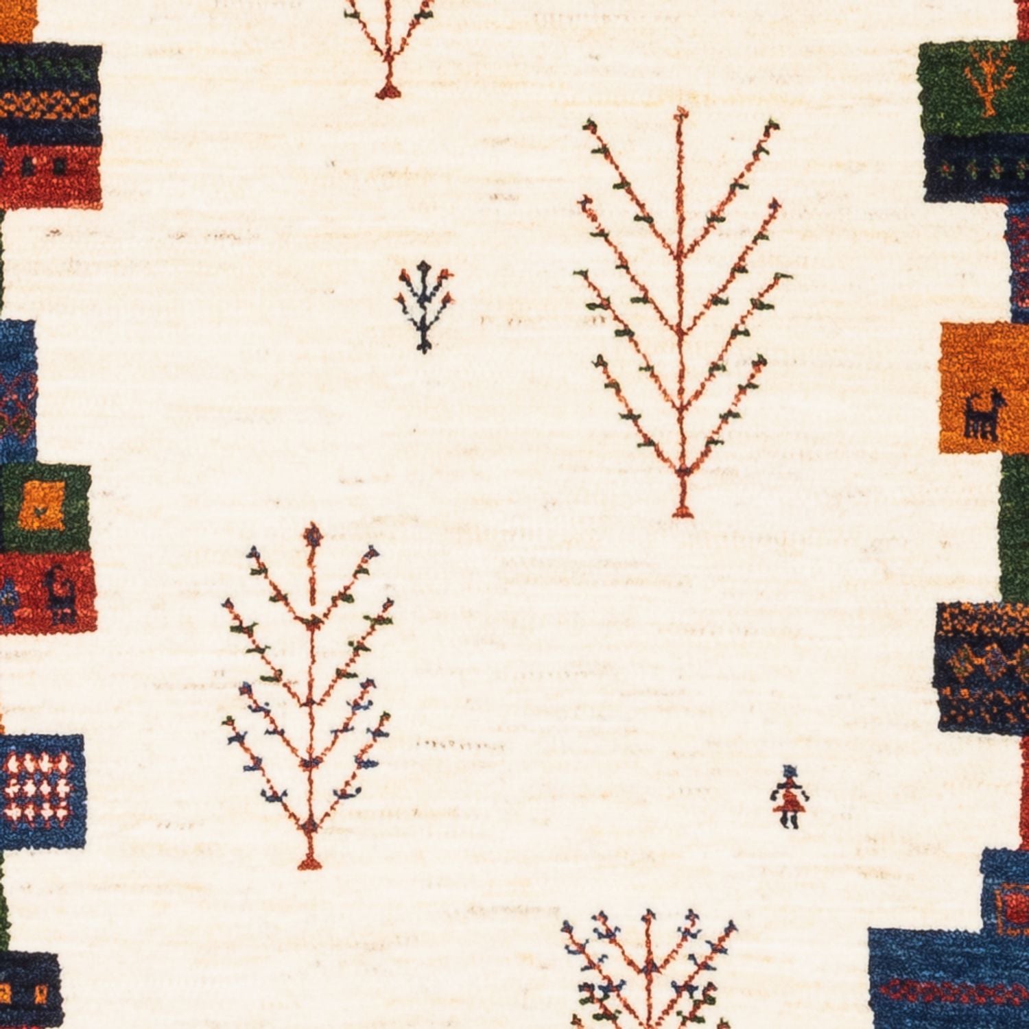 Tapis Gabbeh - Loribaft Persan - Royal - 120 x 84 cm - multicolore