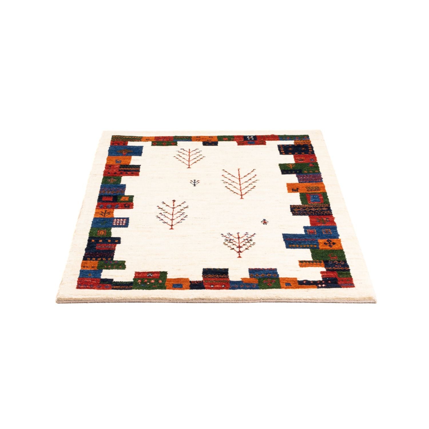 Tapis Gabbeh - Loribaft Persan - Royal - 120 x 84 cm - multicolore