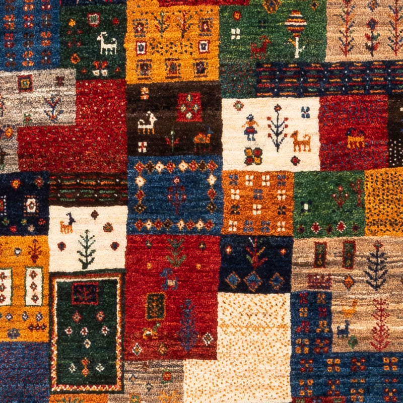 Tapis Gabbeh - Loribaft Persan - Royal - 125 x 84 cm - multicolore