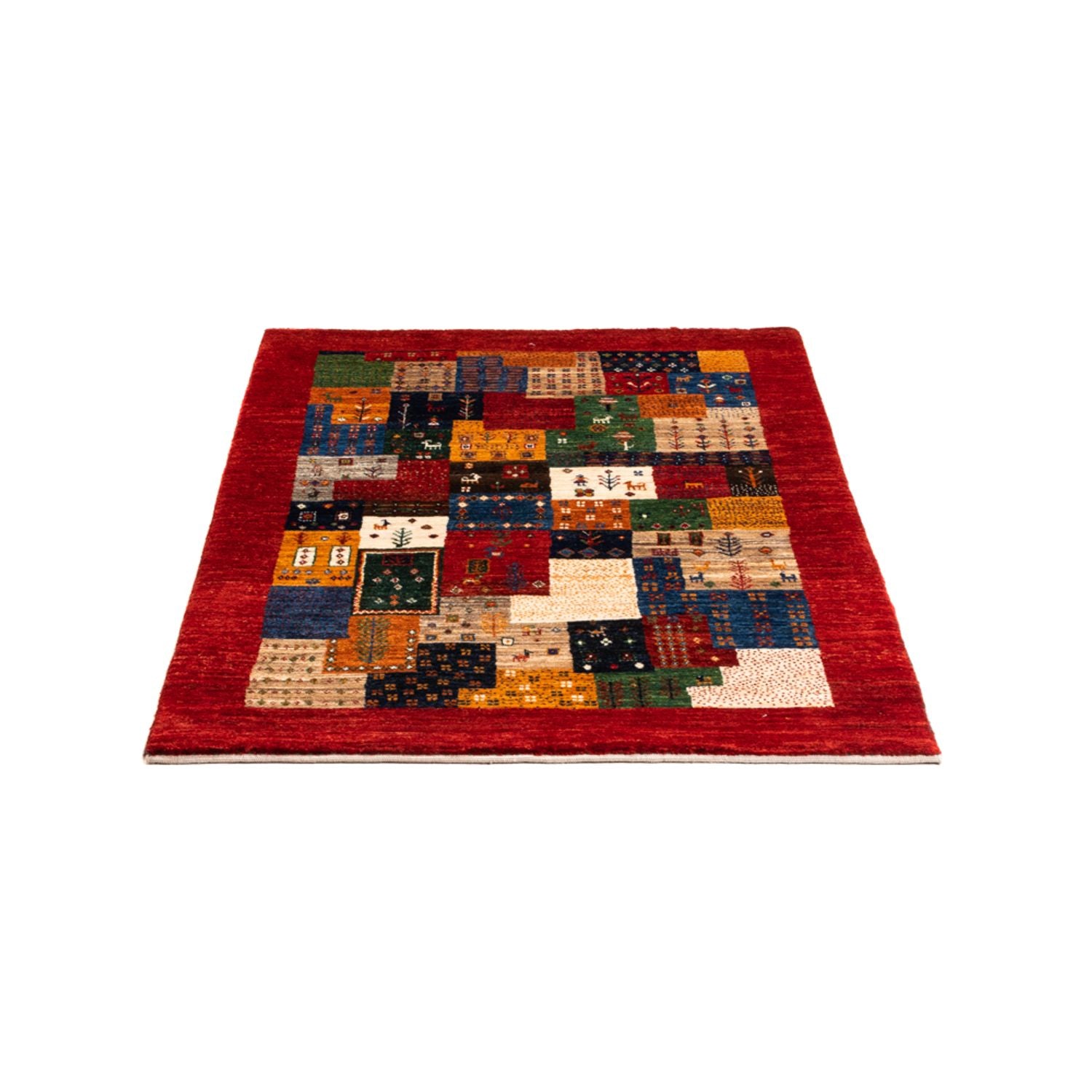 Tapis Gabbeh - Loribaft Persan - Royal - 125 x 84 cm - multicolore