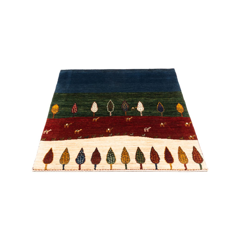 Tapis Gabbeh - Loribaft Persan - Royal - 122 x 83 cm - multicolore