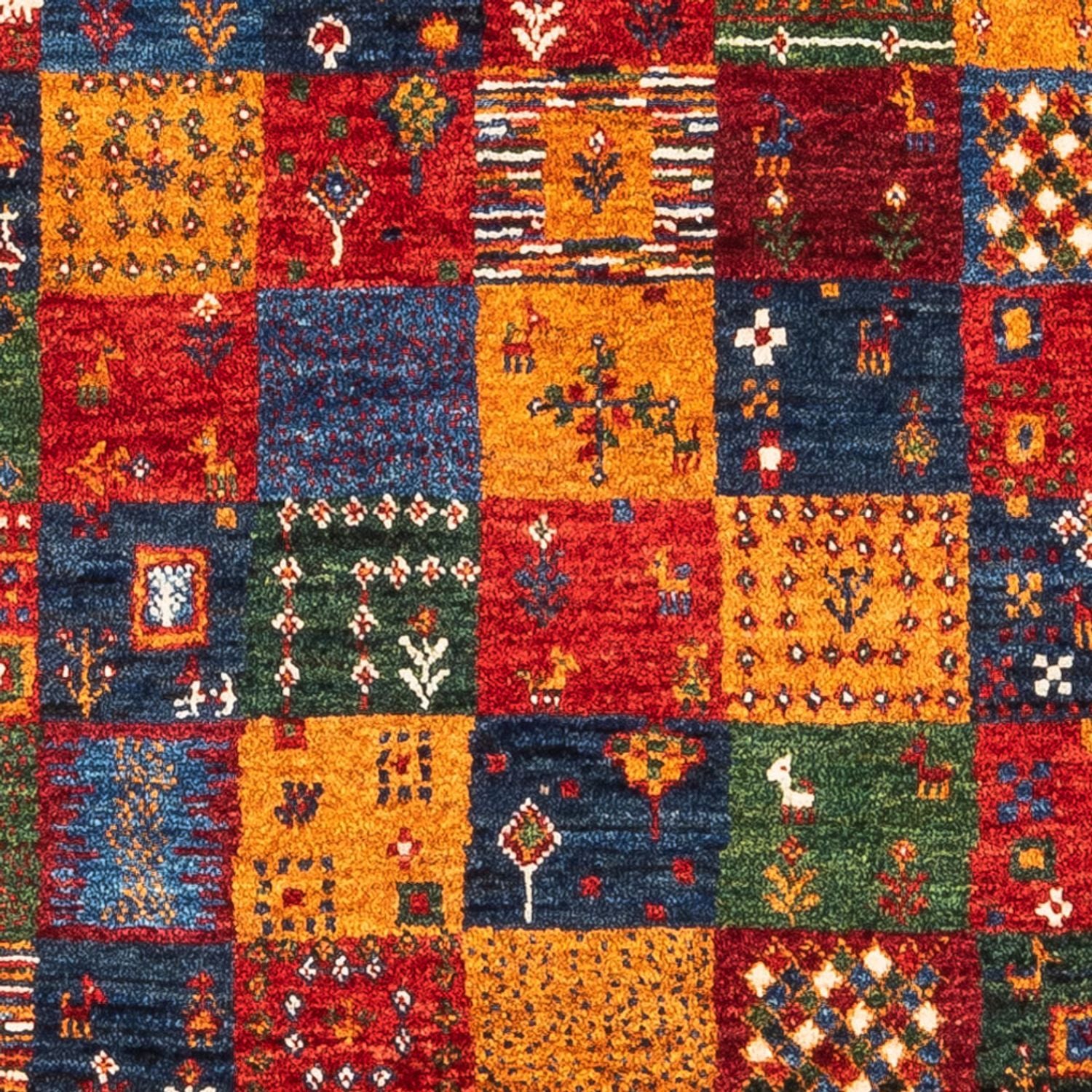 Tapis Gabbeh - Loribaft Persan - Royal - 119 x 85 cm - multicolore