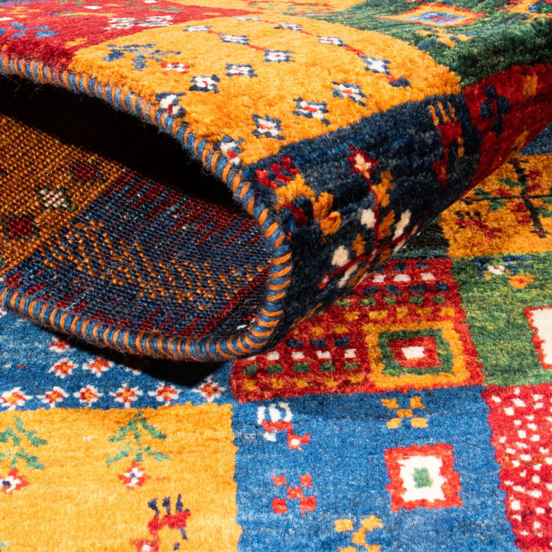 Tapis Gabbeh - Loribaft Persan - Royal - 119 x 85 cm - multicolore