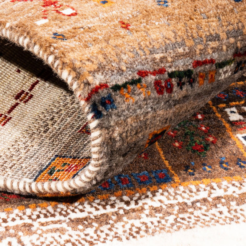 Tapis Gabbeh - Loribaft Persan - Royal - 124 x 85 cm - multicolore