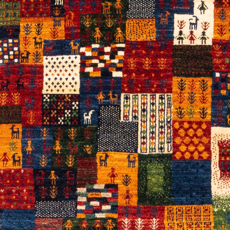 Tapis Gabbeh - Loribaft Persan - Royal - 134 x 88 cm - multicolore