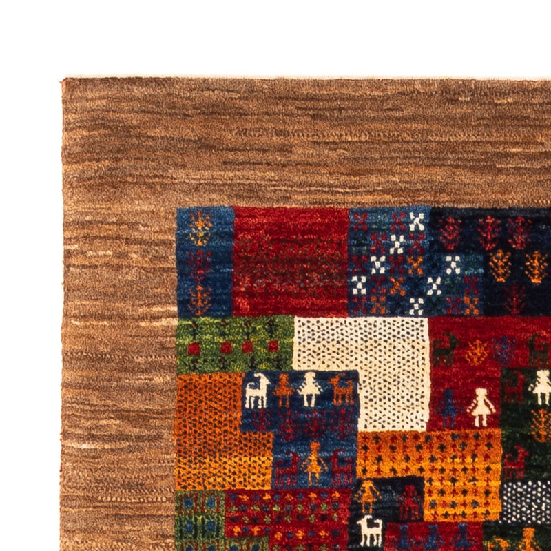 Tapis Gabbeh - Loribaft Persan - Royal - 134 x 88 cm - multicolore
