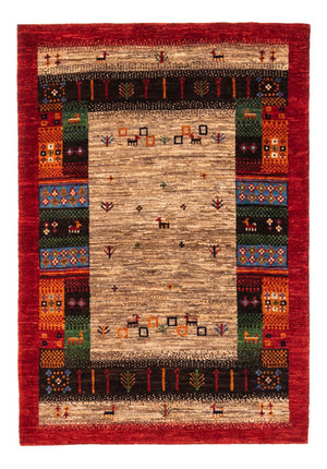 Tapis Gabbeh - Loribaft Persan - Royal - 125 x 87 cm - multicolore