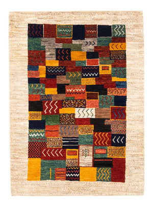 Tapis Gabbeh - Loribaft Persan - Royal - 114 x 85 cm - multicolore