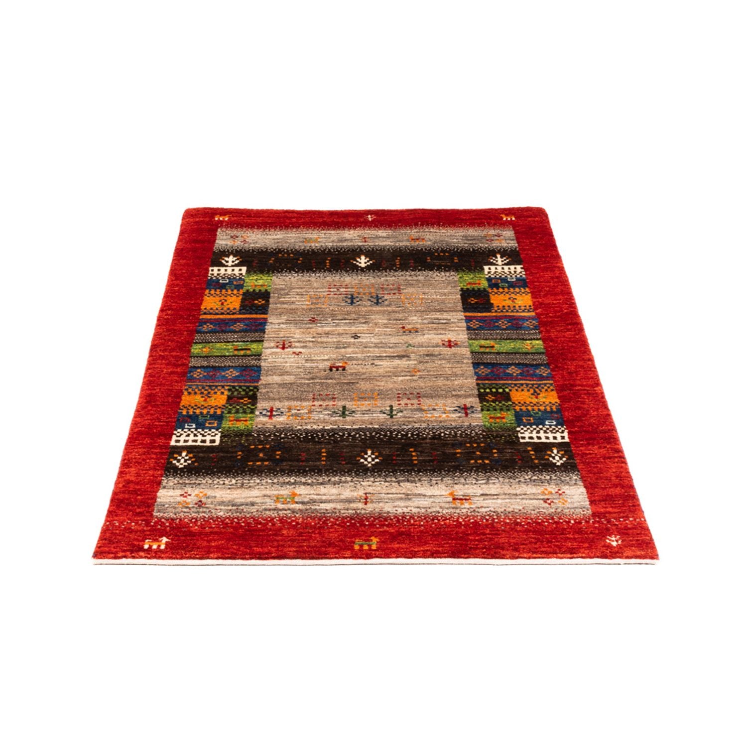 Tapis Gabbeh - Loribaft Persan - Royal - 128 x 80 cm - multicolore