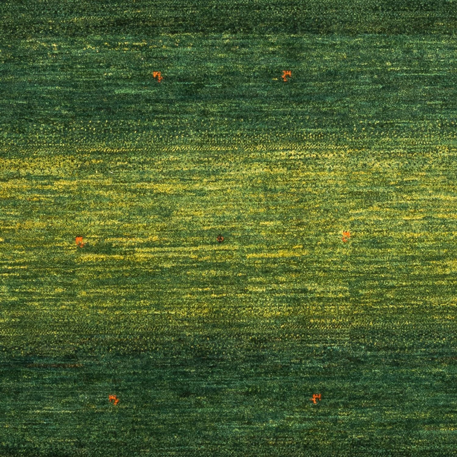 Tapis Gabbeh - Loribaft Persan - 191 x 153 cm - vert