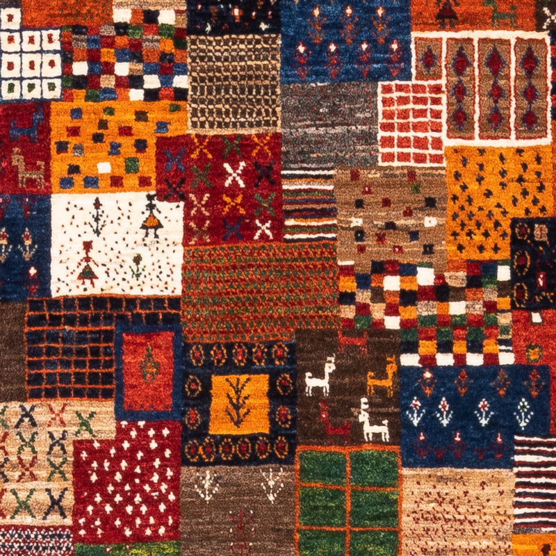 Tapis Gabbeh - Loribaft Persan - Royal - 145 x 89 cm - multicolore