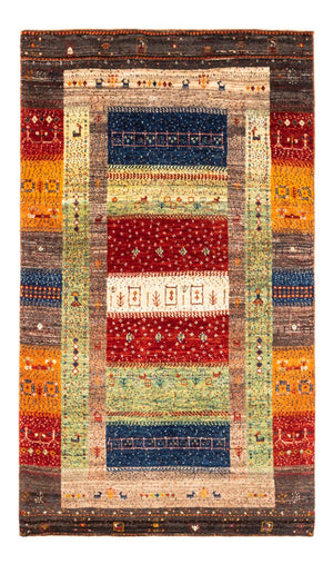 Tapis Gabbeh - Loribaft Persan - Royal - 145 x 90 cm - multicolore