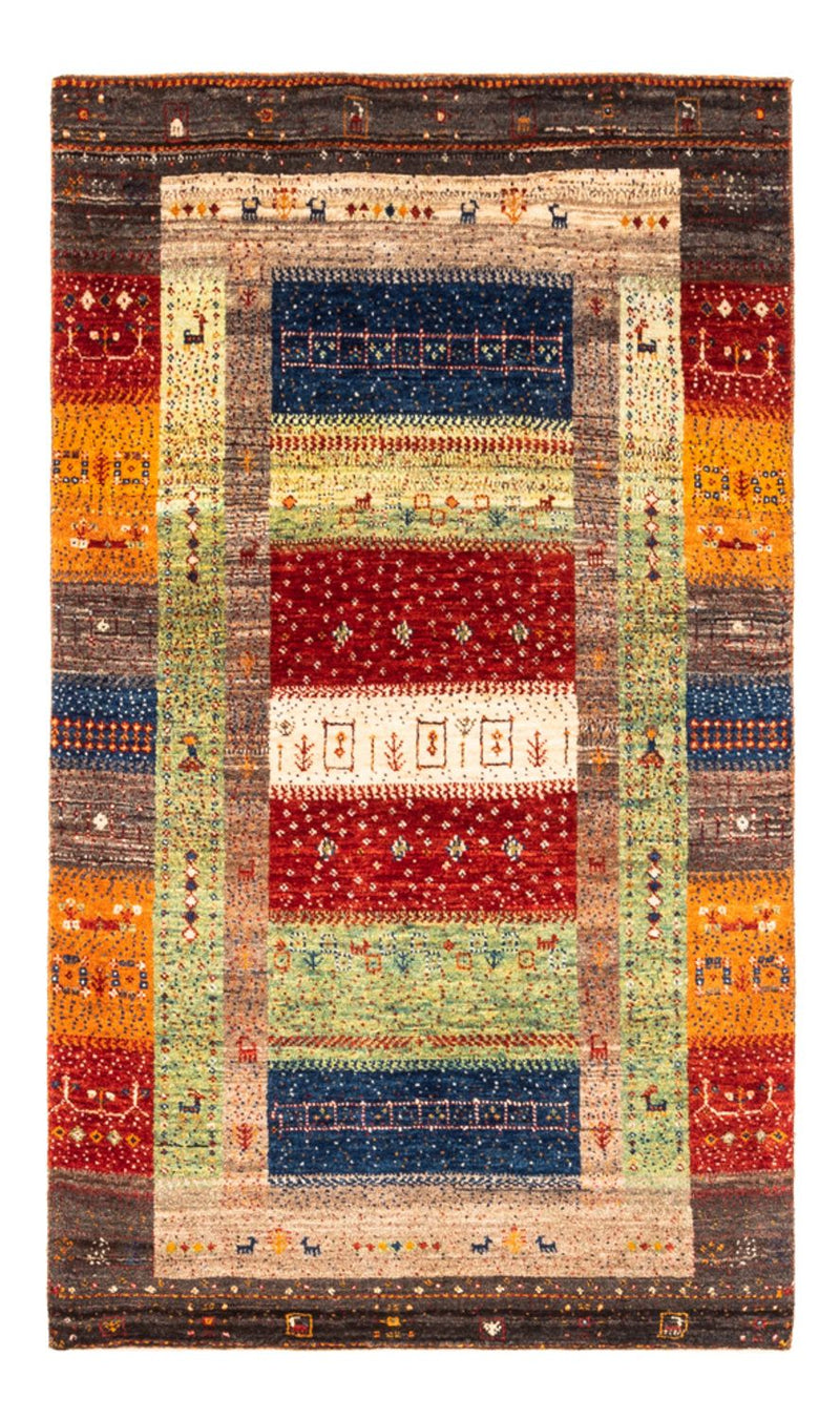 Tapis Gabbeh - Loribaft Persan - Royal - 145 x 90 cm - multicolore