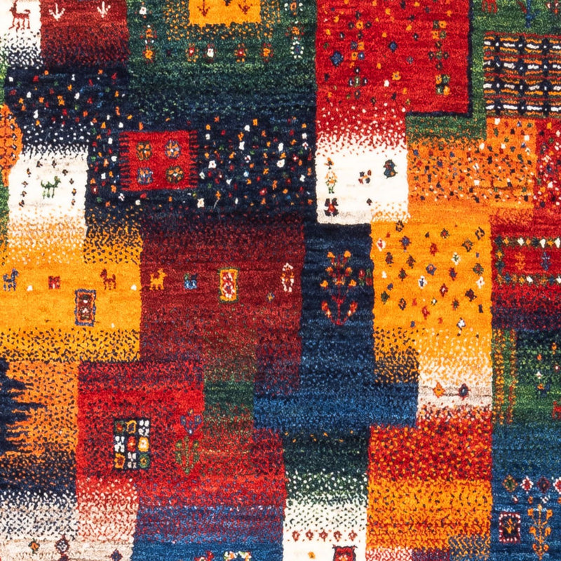Tapis Gabbeh - Loribaft Persan - Royal - 154 x 110 cm - multicolore