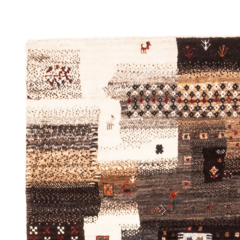 Tapis Gabbeh - Loribaft Persan - Royal - 126 x 85 cm - gris