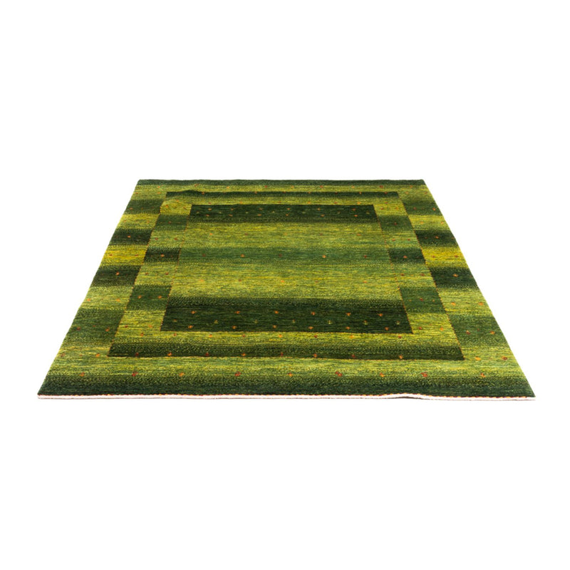 Gabbeh Teppich - Loribaft Perser - 202 x 151 cm - grün