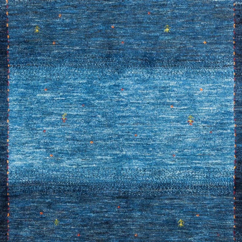 Gabbeh Teppich - Loribaft Perser - 213 x 144 cm - blau