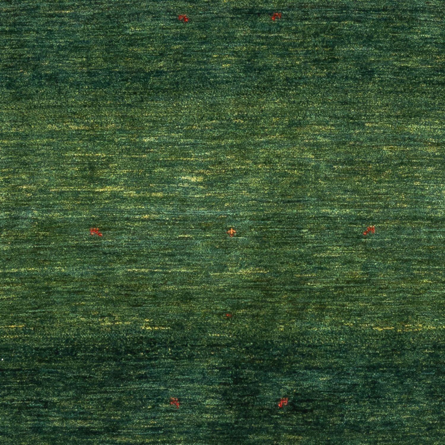 Gabbeh Teppich - Loribaft Perser - 197 x 135 cm - grün