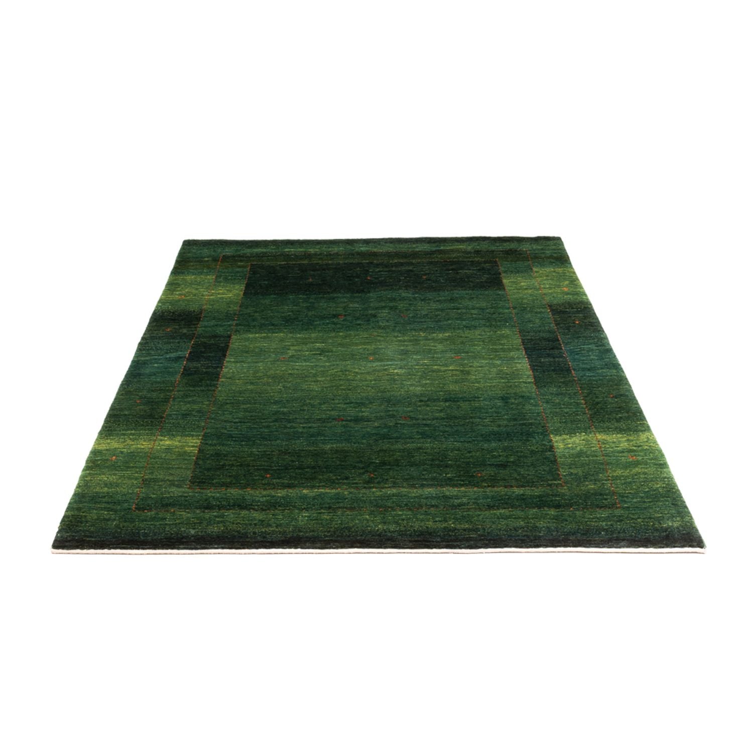 Gabbeh Teppich - Loribaft Perser - 197 x 135 cm - grün