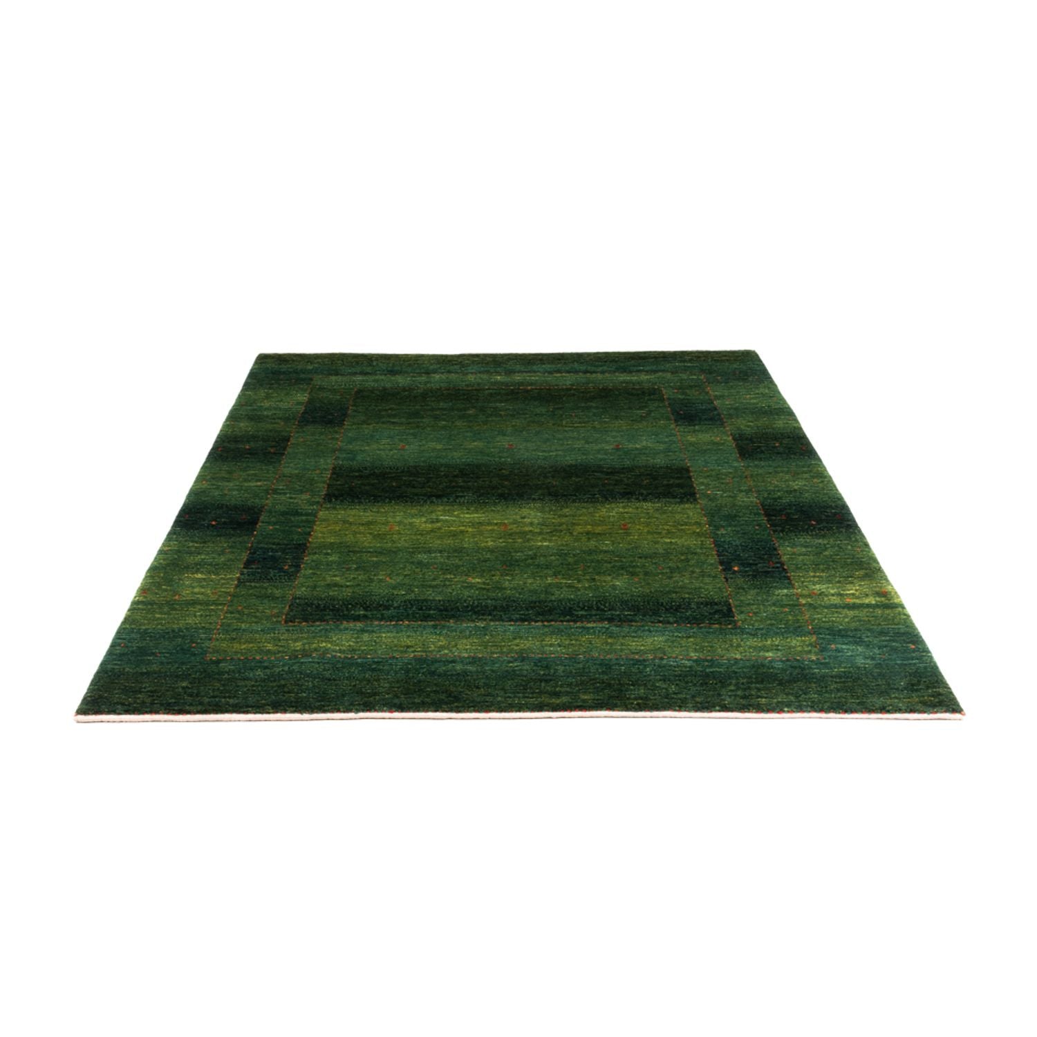 Gabbeh Teppich - Loribaft Perser - 200 x 160 cm - grün
