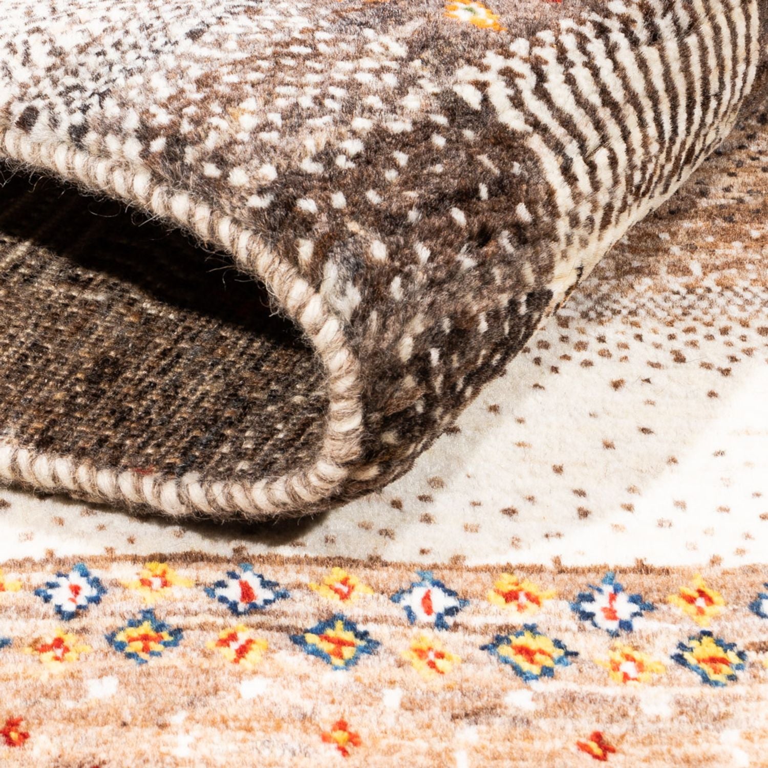 Tapis Gabbeh - Loribaft Persan - Royal - 200 x 127 cm - naturel