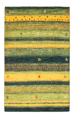 Tapis Gabbeh - Loribaft Persan - Royal - 131 x 86 cm - multicolore