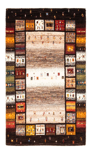 Tapis Gabbeh - Loribaft Persan - Royal - 136 x 87 cm - multicolore