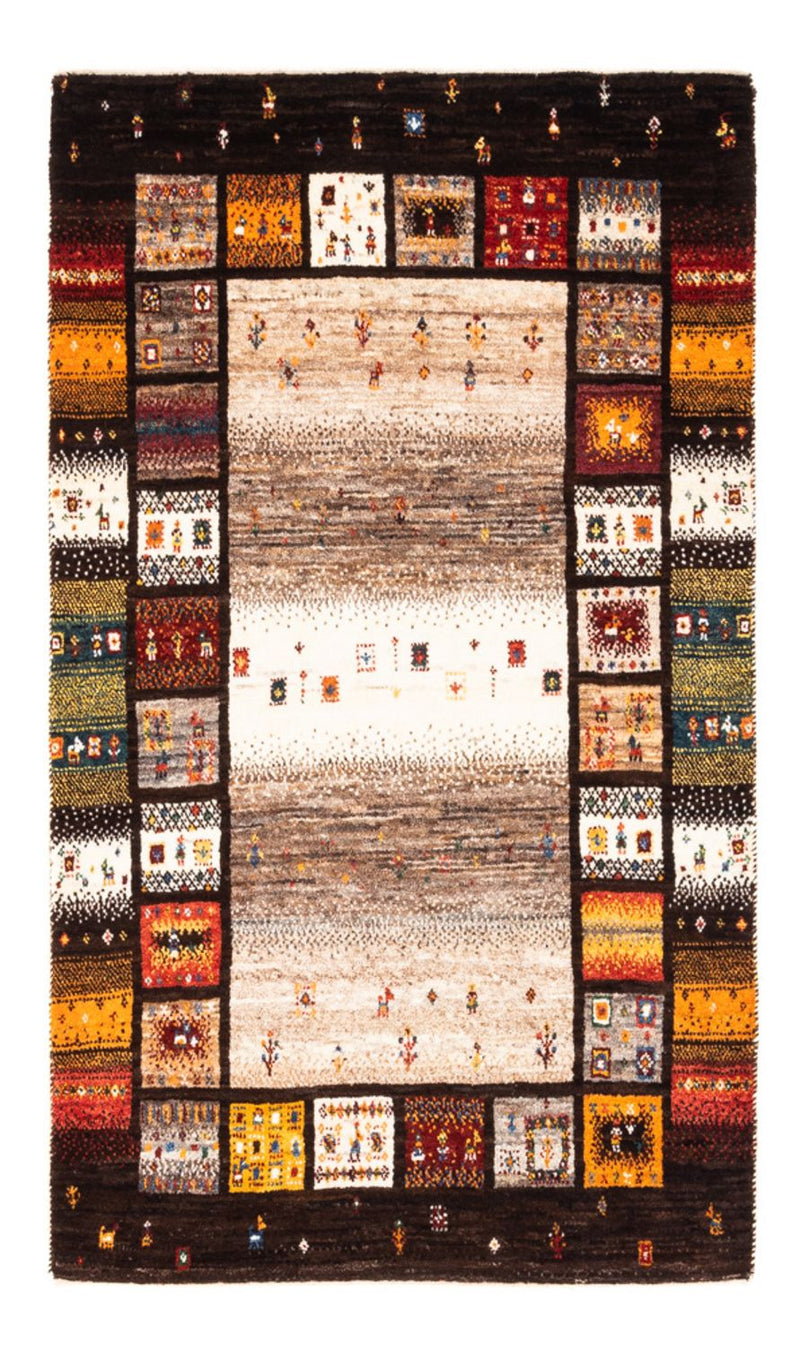Tapis Gabbeh - Loribaft Persan - Royal - 136 x 87 cm - multicolore
