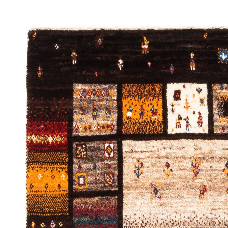 Tapis Gabbeh - Loribaft Persan - Royal - 136 x 87 cm - multicolore