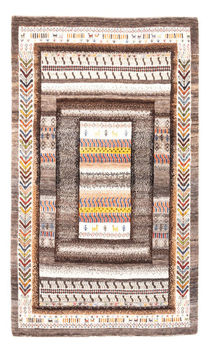Tapis Gabbeh - Loribaft Persan - Royal - 158 x 100 cm - multicolore