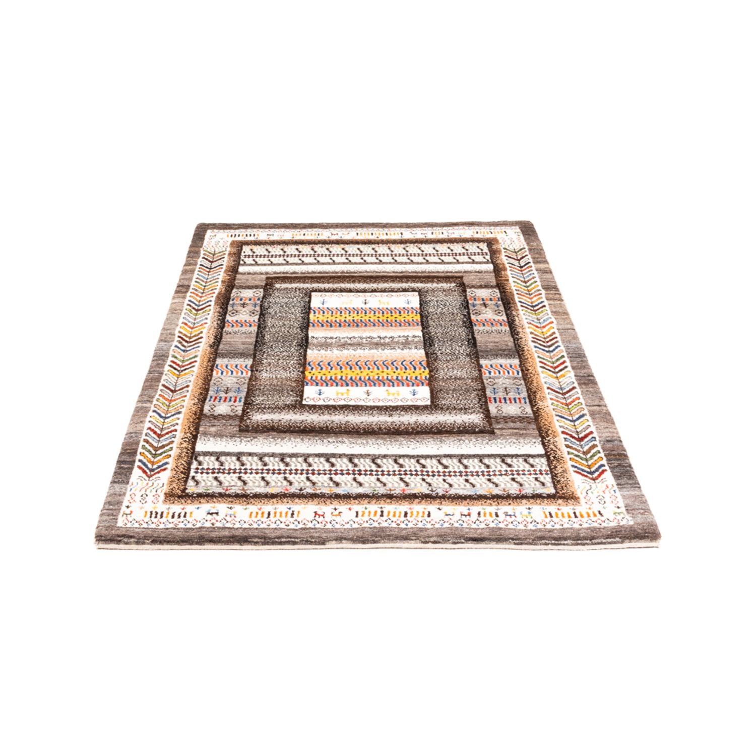 Tapis Gabbeh - Loribaft Persan - Royal - 158 x 100 cm - multicolore