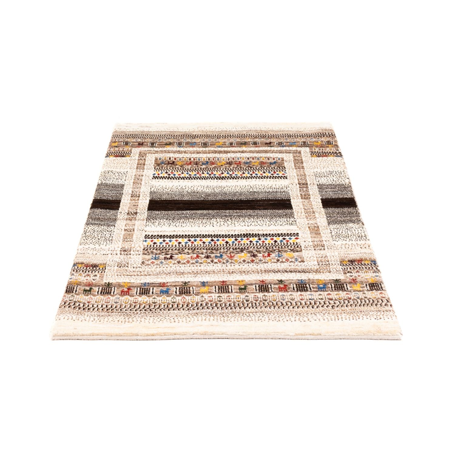 Gabbeh Teppich - Loribaft Perser - Royal - 132 x 84 cm - mehrfarbig