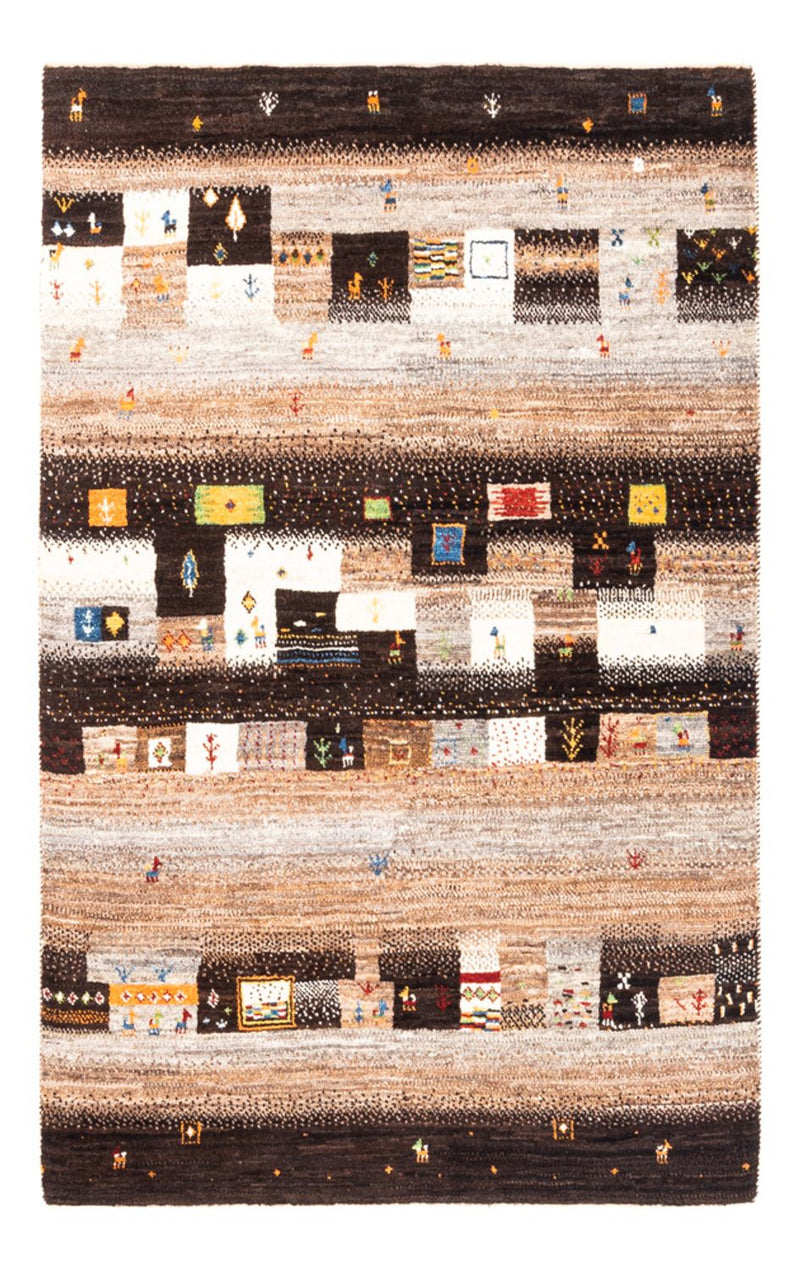 Tapis Gabbeh - Loribaft Persan - Royal - 157 x 106 cm - multicolore