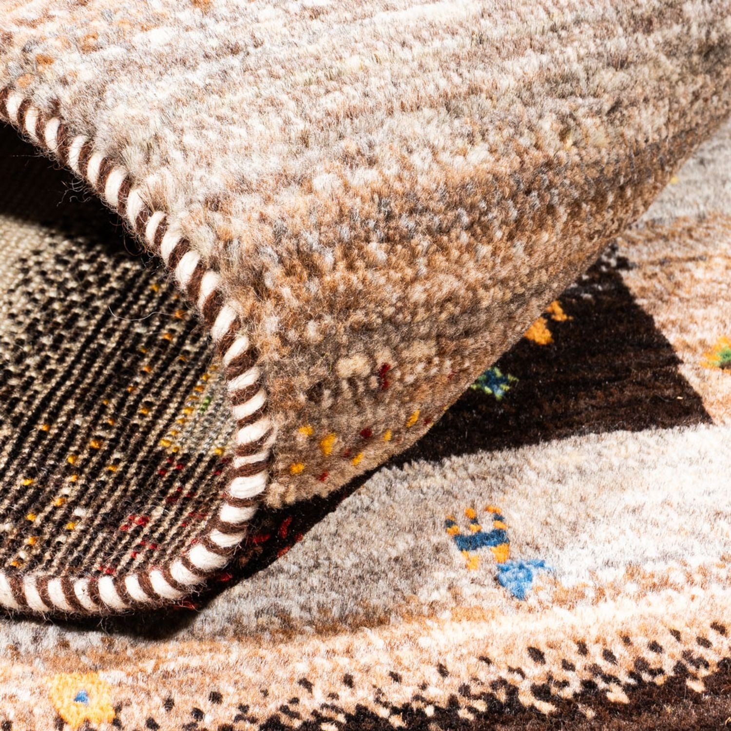 Tapis Gabbeh - Loribaft Persan - Royal - 157 x 106 cm - multicolore
