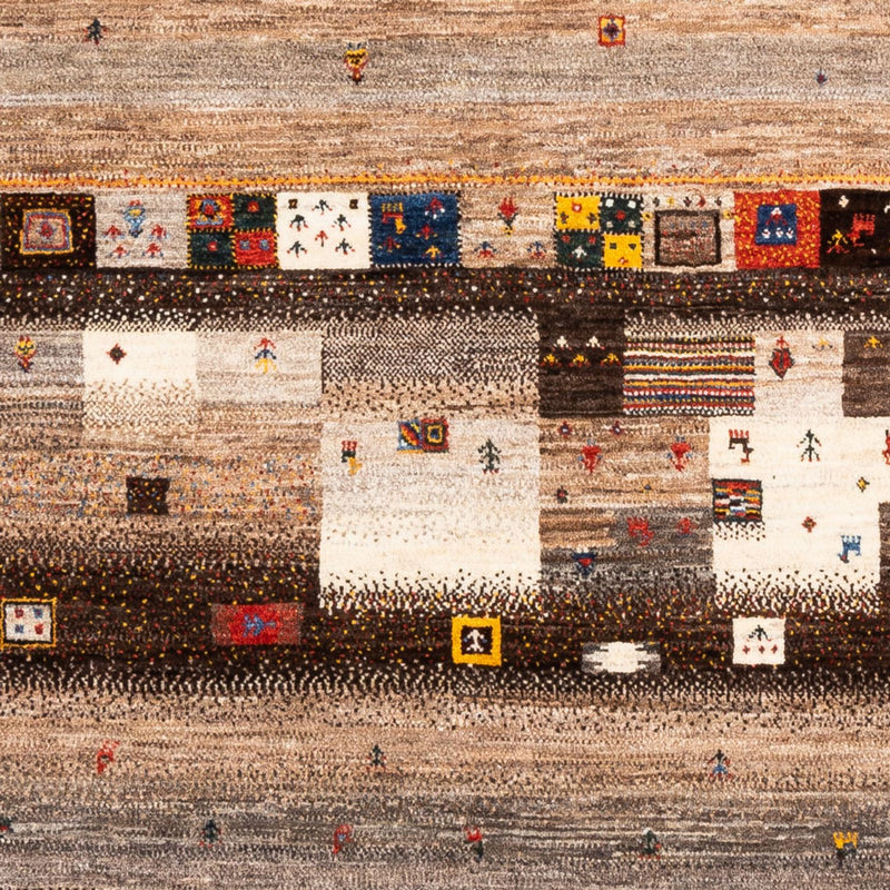 Tapis Gabbeh - Loribaft Persan - Royal - 202 x 153 cm - multicolore