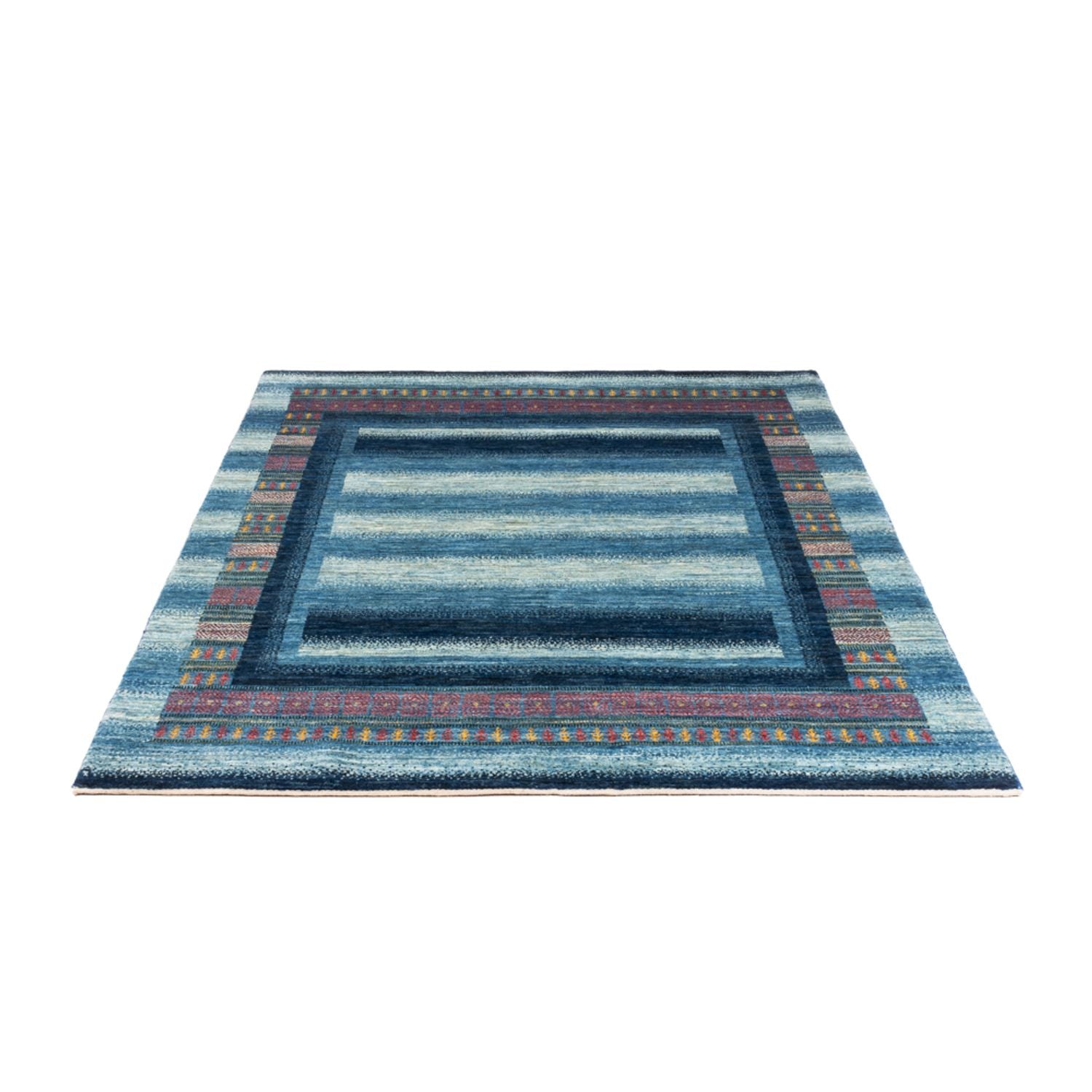 Tapis Gabbeh - Loribaft Persan - Royal - 198 x 152 cm - bleu
