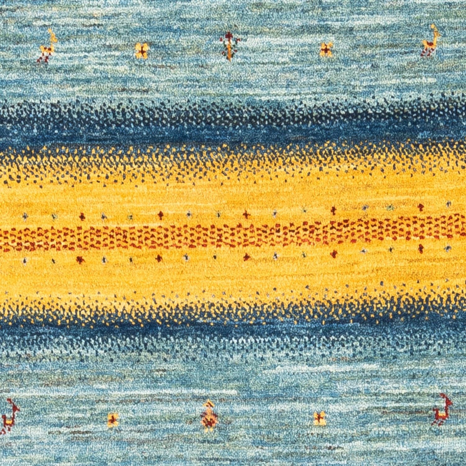 Tapis Gabbeh - Loribaft Persan - Royal - 141 x 87 cm - multicolore