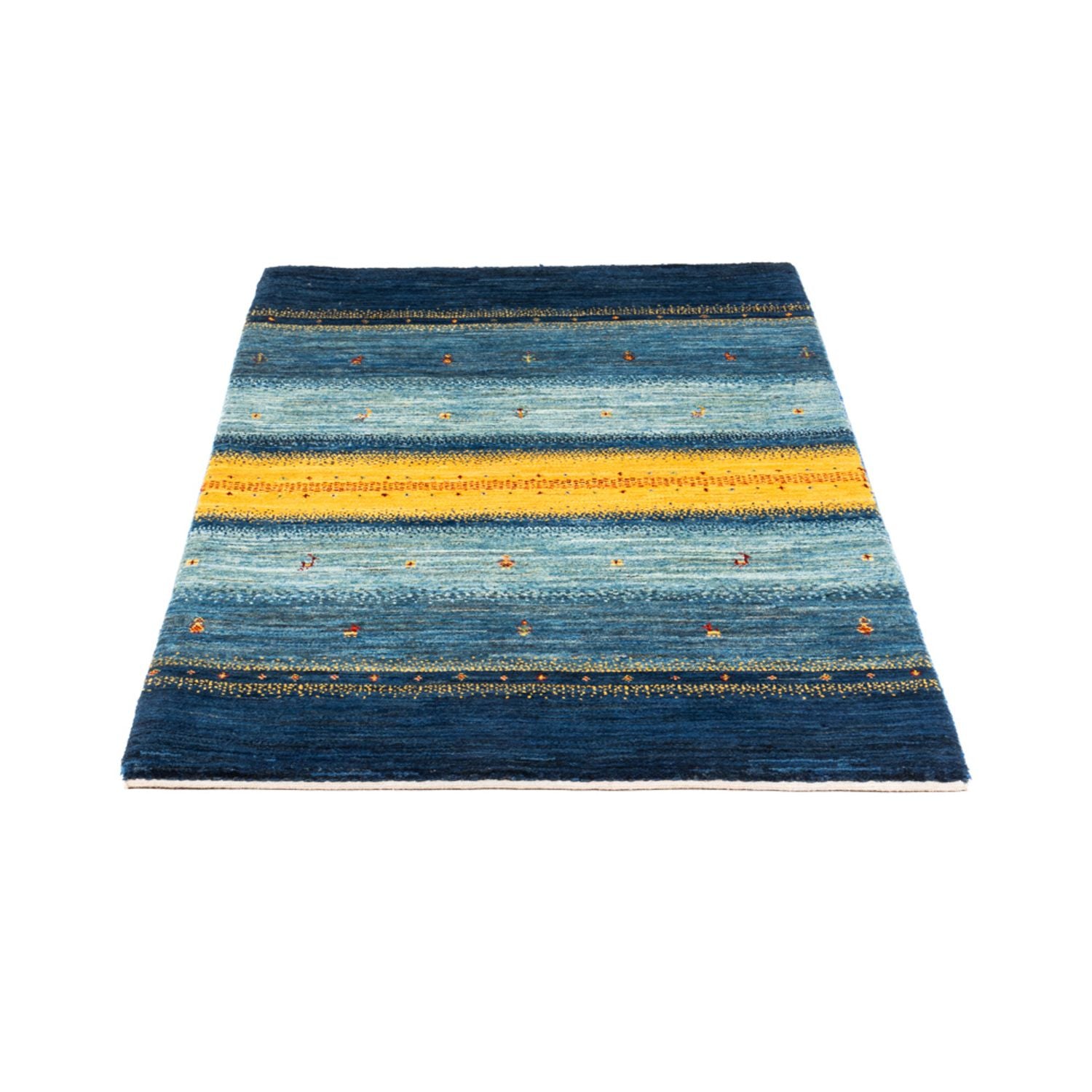 Tapis Gabbeh - Loribaft Persan - Royal - 141 x 87 cm - multicolore