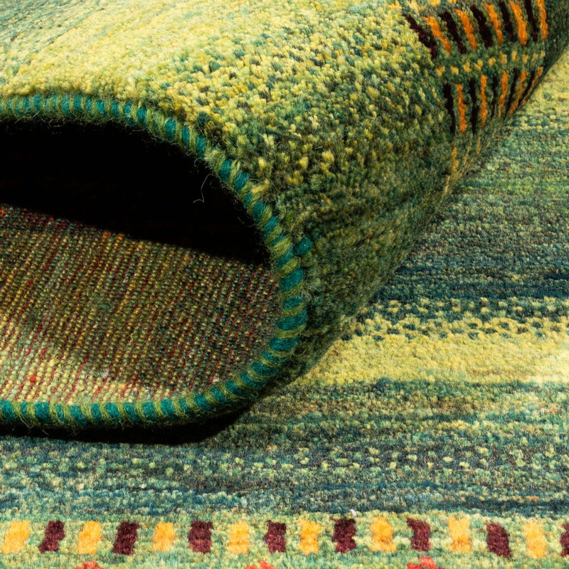 Tapis Gabbeh - Loribaft Persan - Royal - 216 x 157 cm - vert