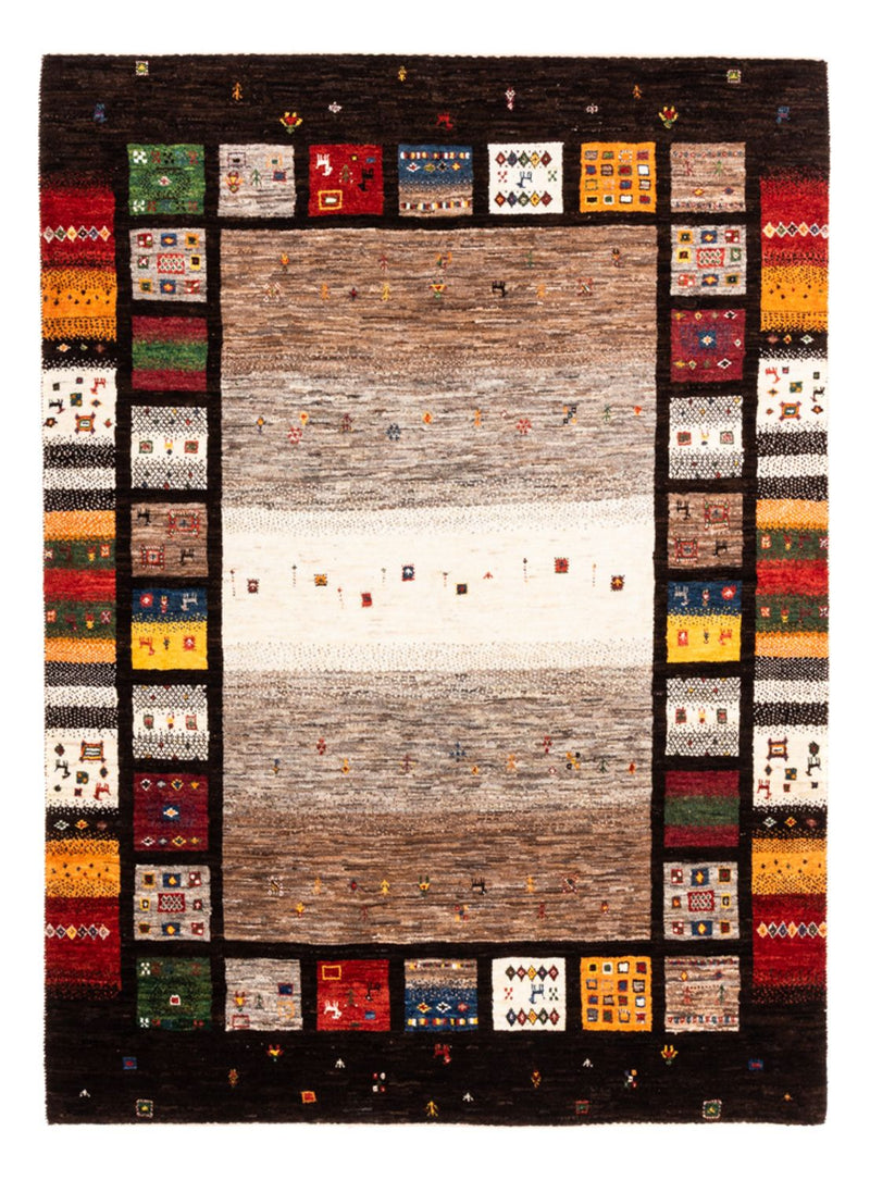 Tapis Gabbeh - Loribaft Persan - Royal - 214 x 156 cm - multicolore
