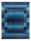 Tapis Gabbeh - Loribaft Persan - 204 x 153 cm - bleu