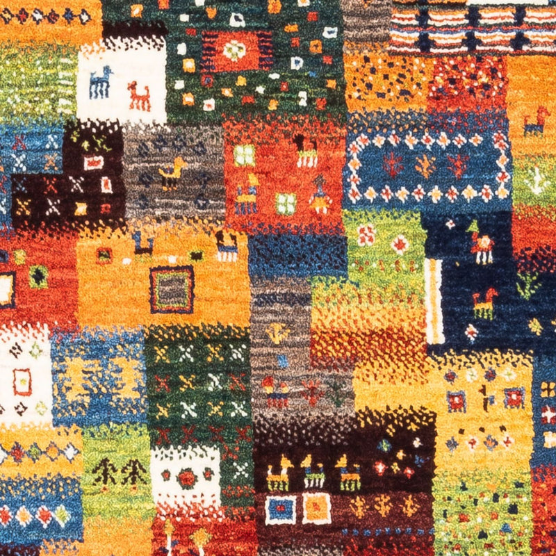 Gabbeh Teppich - Loribaft Perser - Royal - 106 x 81 cm - mehrfarbig