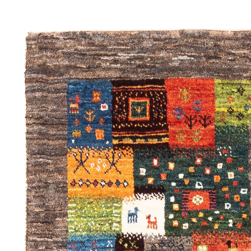 Gabbeh Teppich - Loribaft Perser - Royal - 106 x 81 cm - mehrfarbig